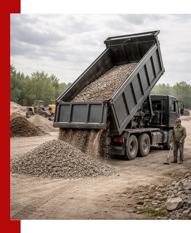 Доставка самосвалом 30 м3 по выгодным ценам в Глазове