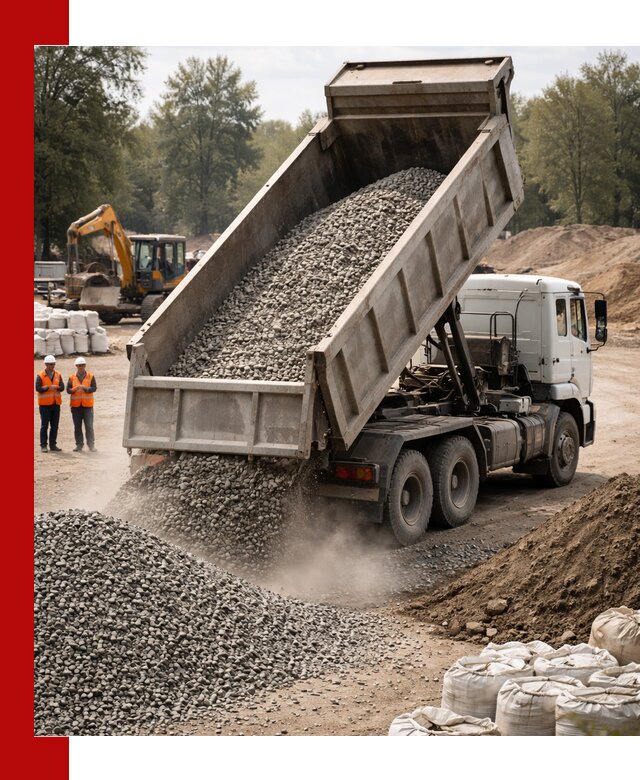 Аренда самосвала в Глазове для доставки сыпучих и нерудных материалов