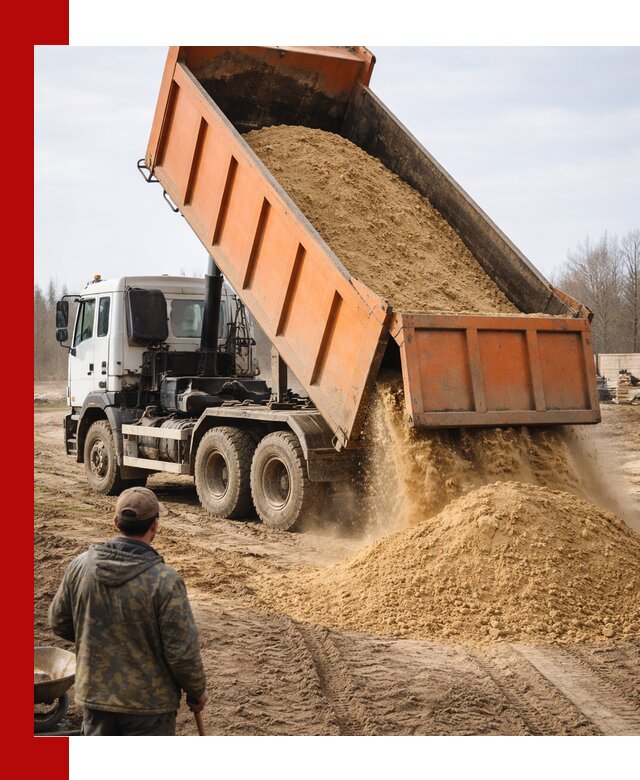 Аренда самосвала 20 тонн для перевозки грузов в Глазове