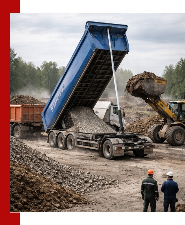 Аренда тонар 40 тонн в Глазове с доставкой материалов