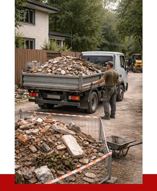 Вывоз строительного мусора с погрузкой в Глазове от 7652 р | ПРОНЕРУДГлз