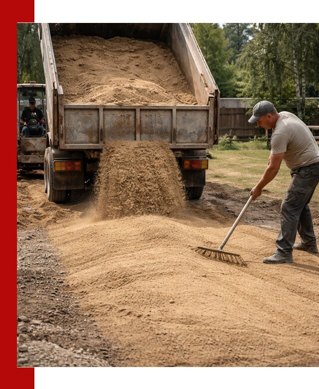 Отсыпка участка песком в Глазове быстро и качественно